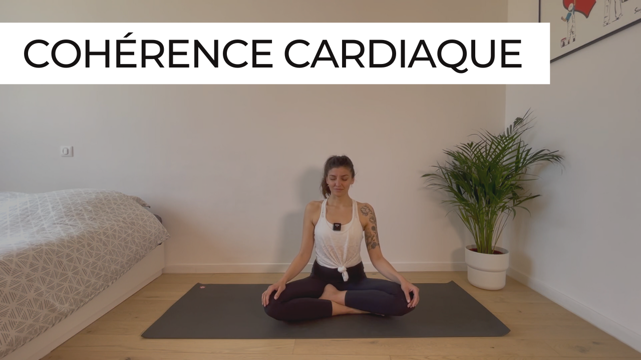Marie guidant une séance de respiration intitulée "Cohérence cardiaque"