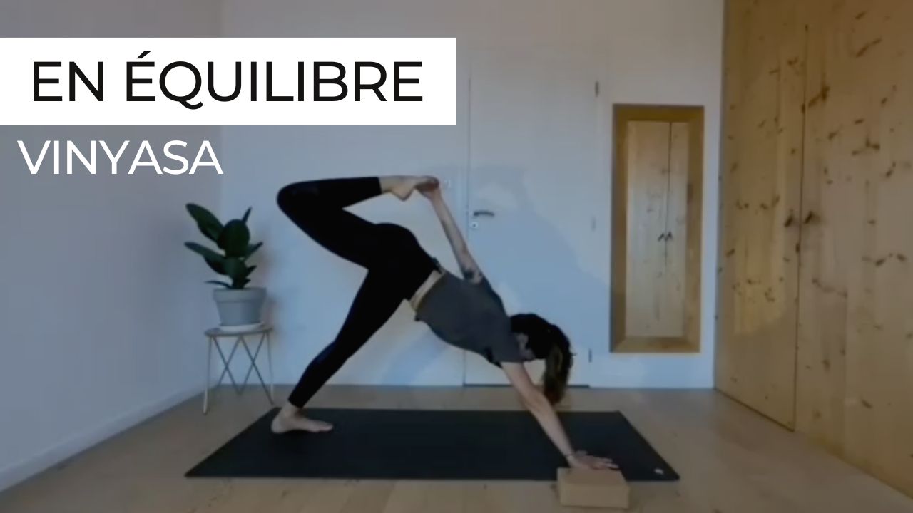 Yoga vinyasa équilibre