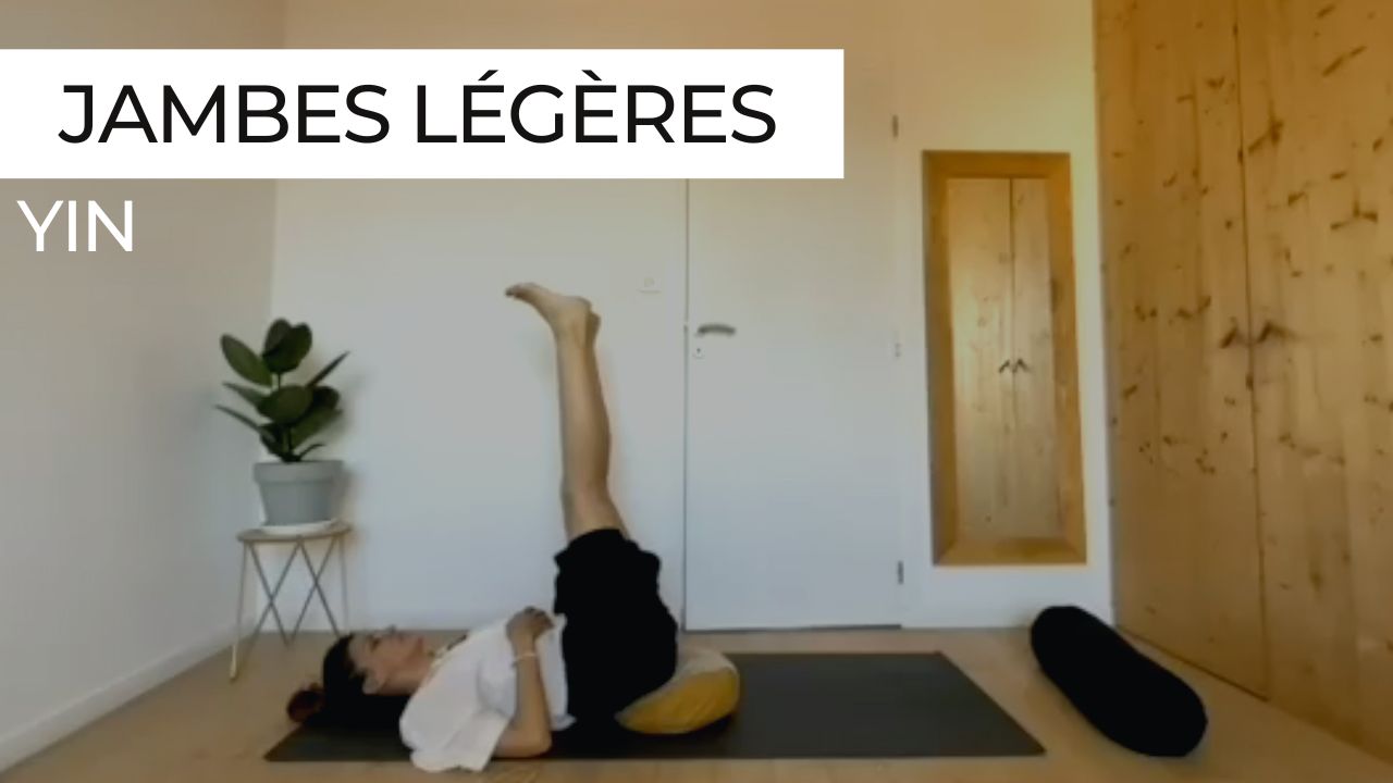 yin yoga jambes légères