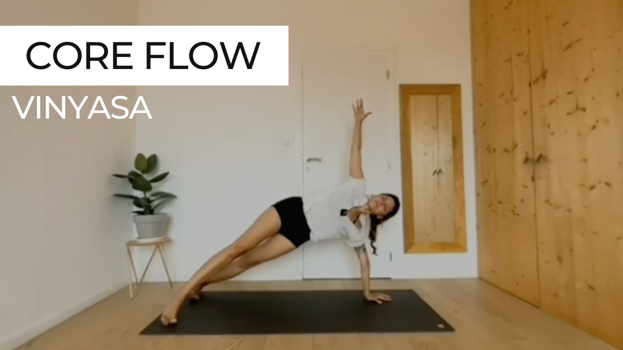 yoga vinyasa core work