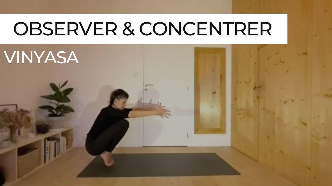 yoga vinyasa concentration et core