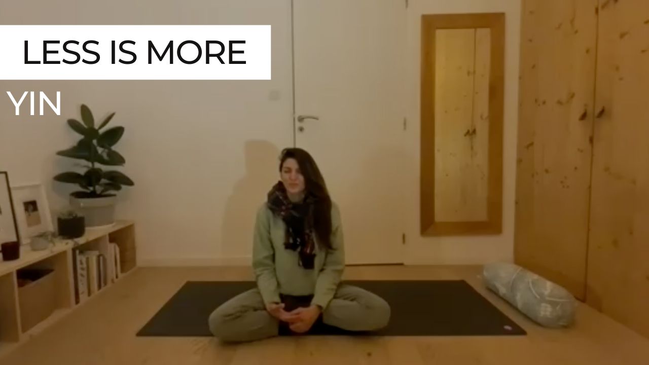 yin yoga less is more