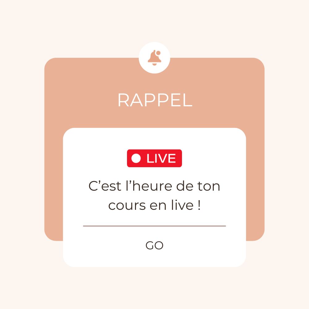 Lives Illustration des cours en live proposés sur ATHOME, le studio de yoga en ligne.