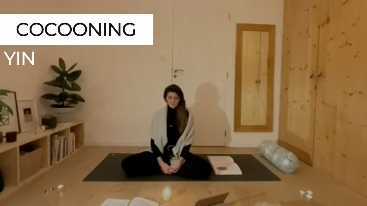 yin yoga cocooning à la bougie