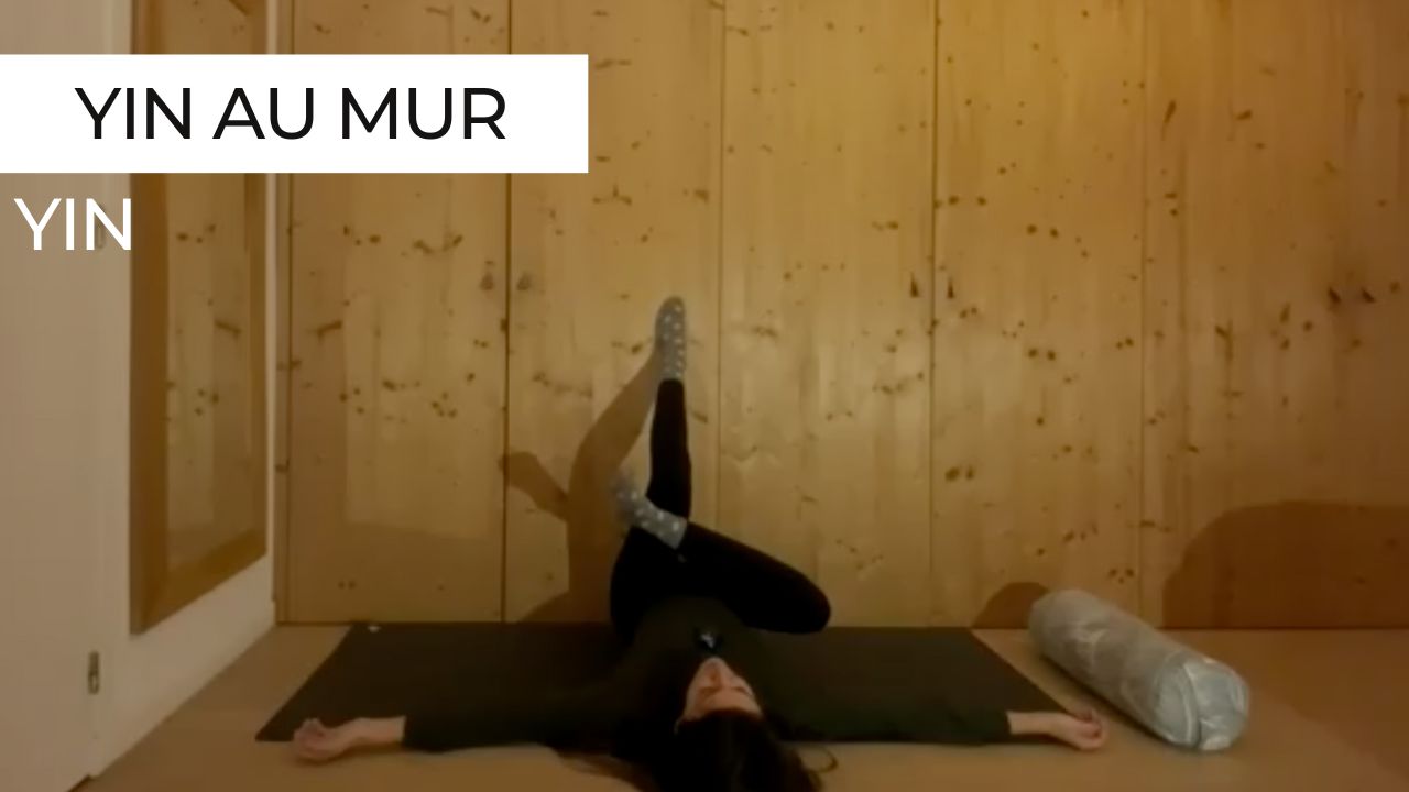 yin yoga au mur