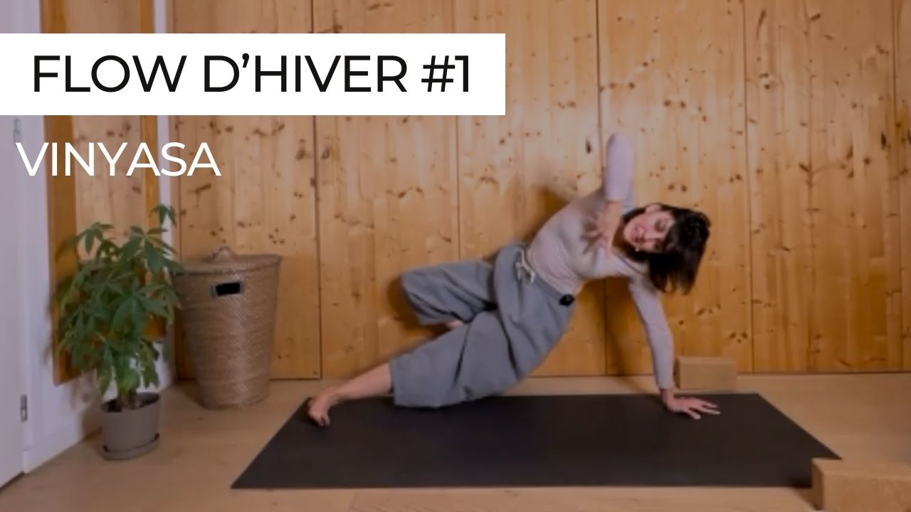 Séance de yoga fluide et douce pour l’hiver, mouvements lents, respiration réchauffante