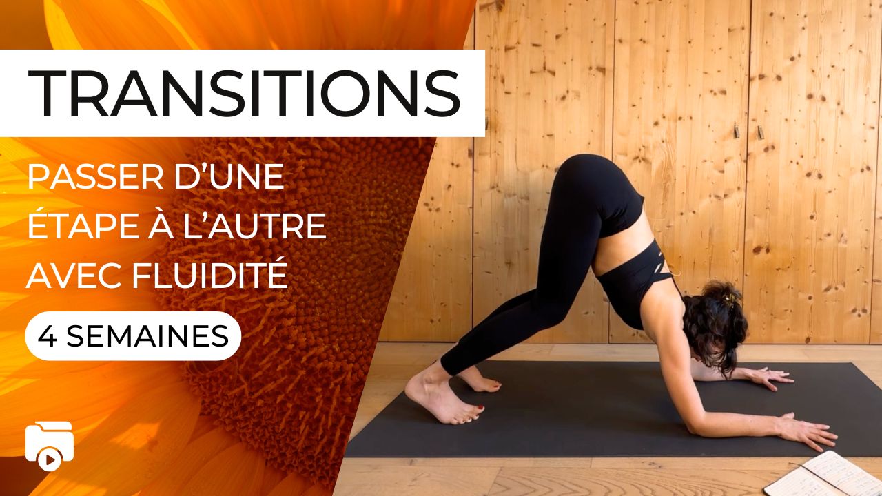Marie en posture de yoga, vignette du programme "Rentrée Transitions"